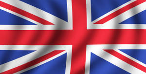 英國國旗在風中飄揚，帶有鮮豔的紅、藍、白色。 — 巴基斯坦國旗 壁紙