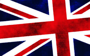 帶有紋理紅、白、藍設計的英國國旗 — 英格蘭國旗 壁紙