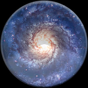 螺旋星系中心視圖