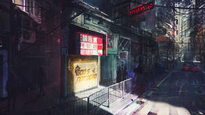 賽博龐克 2560x1440 — 電玩遊戲 GIF 壁紙