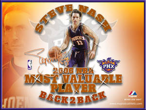 Steve Nash 鳳凰城太陽隊籃球運動員獲得2006 NBA MVP back to back。 — 鳳凰城太陽隊 壁紙