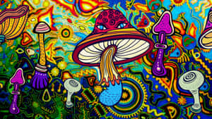 迷幻圖片 — 蘑菇美學 壁紙
