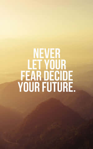山景日出場景上的勵志名言 — Redmi Pad 壁紙