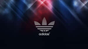 深色背景上帶有發光光條的Adidas標誌 — 愛迪達 GIF 壁紙