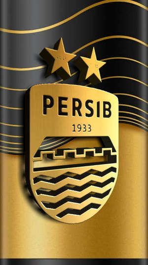 Persib 足球俱樂部標誌，帶有兩顆星和 1933 年份，金色和黑色。 — Lexus 標誌 壁紙