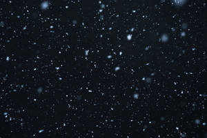 雪花在黑暗中飄落 — 星星 壁紙