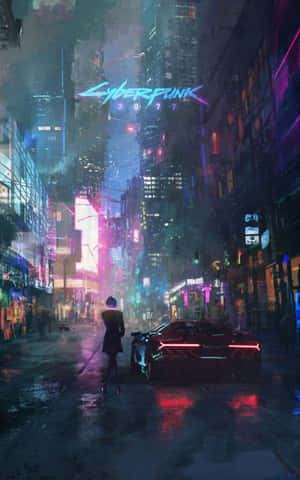 電馭叛客2077背景 — Pixel Tablet 壁紙