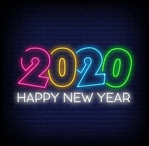 新年背景 — 新年快樂 2020 壁紙