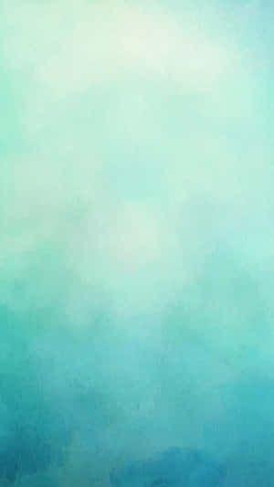 青綠色和薄荷綠色的抽象水彩漸變。 — 藍色美學電腦 壁紙
