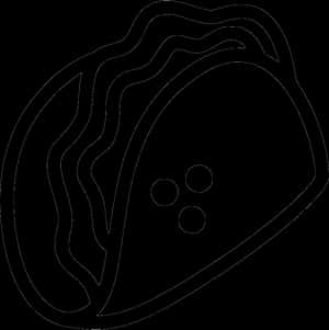 塔可 - 黑白塔可PNG，透明PNG — 塔可 壁紙