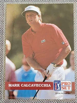 Mark Calcavecchia 在 PGA 巡迴賽卡上揮動高爾夫球桿 — 運動 壁紙