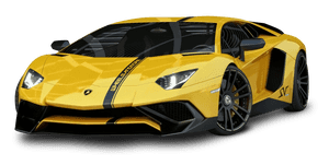 黃色蘭博基尼Aventador S V