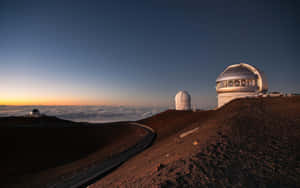 山頂天文台，黎明，雲海 — 宇宙 壁紙