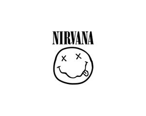 Nirvana樂隊標誌，有一個拿著香煙的笑臉。 — 涅槃 壁紙