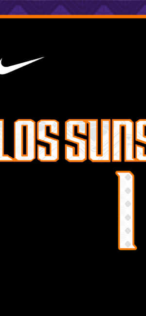 Phoenix Suns 籃球球衣，帶有一號和 Nike 標誌。 — Galaxy S25 Edge 壁紙