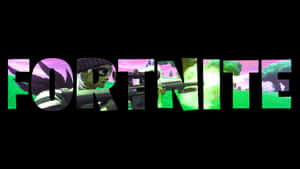 每個字母內包含遊戲場景的 Fortnite 標誌。 — 酷炫的《要塞英雄》 壁紙