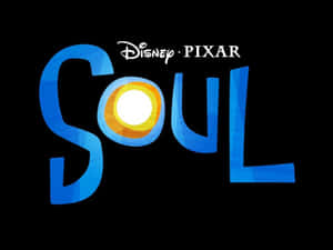 帶有發光字母的Disney Pixar Soul電影標題標誌。 — 情侶擁抱 壁紙