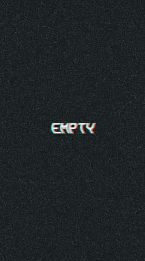 黑色背景上寫著epyty — 深色手機 壁紙