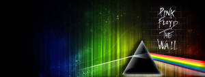 Pink Floyd The Wall 專輯封面，棱鏡將光分裂成彩虹色。 — 平克·弗洛伊德 壁紙