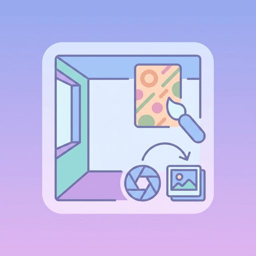 牆面壁紙預覽 | wallpaper image tool preview